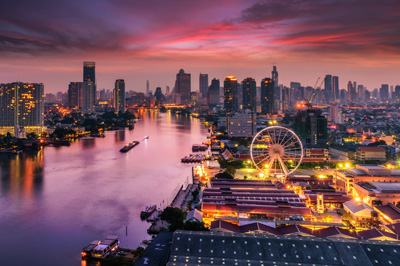 Bangkok city view